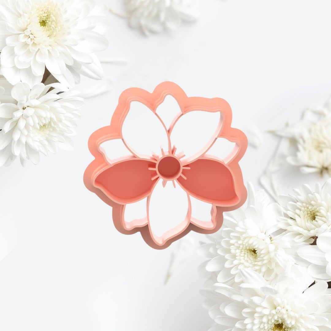 Cherry Blossom Cutter and imprint