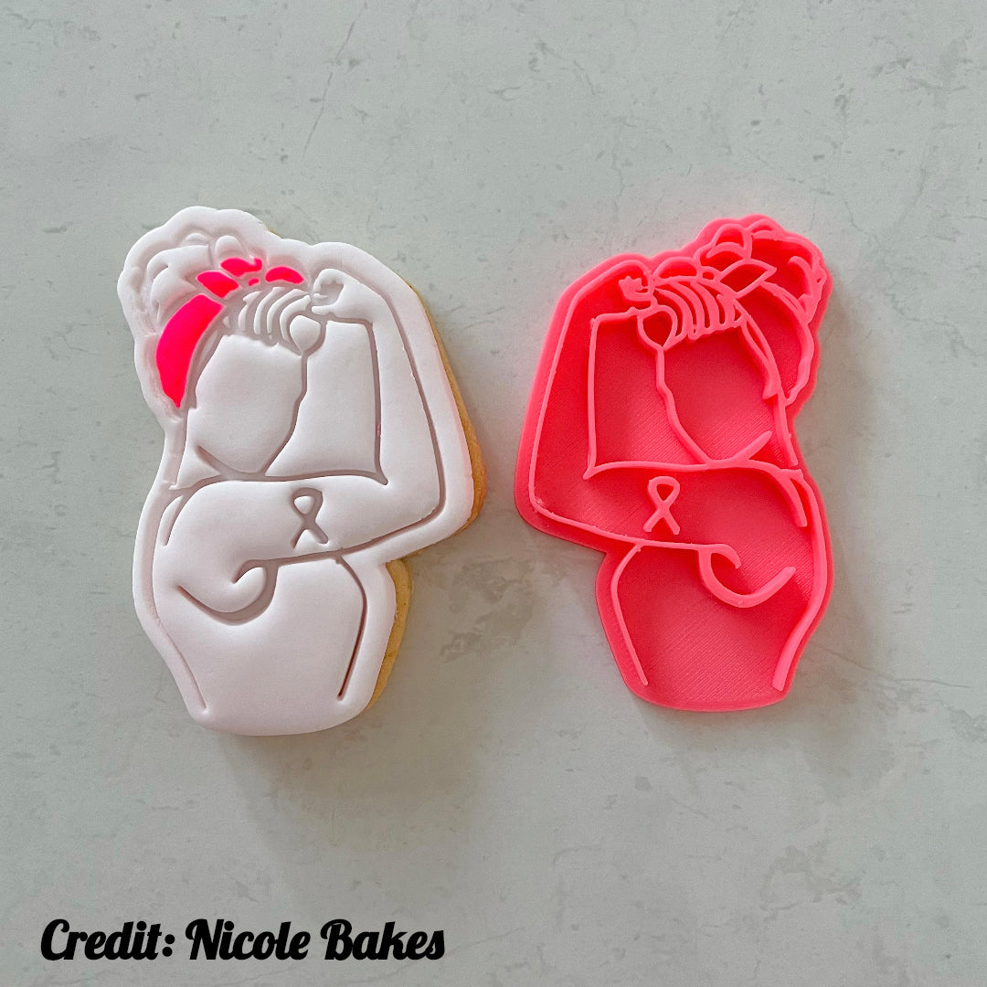 Fight Girl V2 Cutter and Stamp