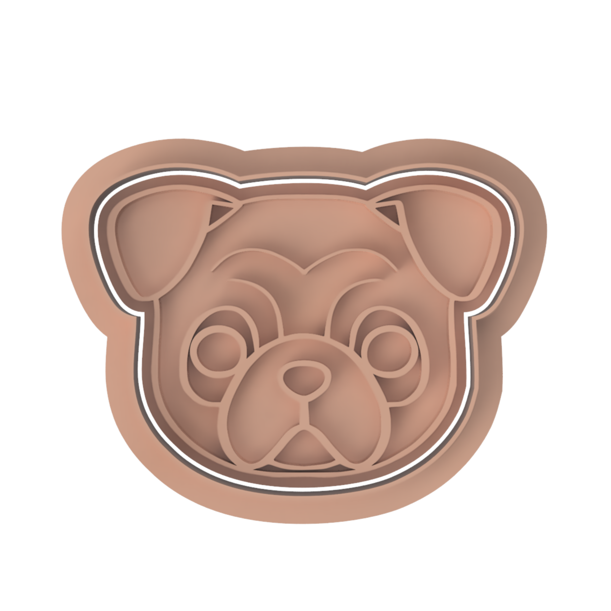 Pug Cutter and stamp