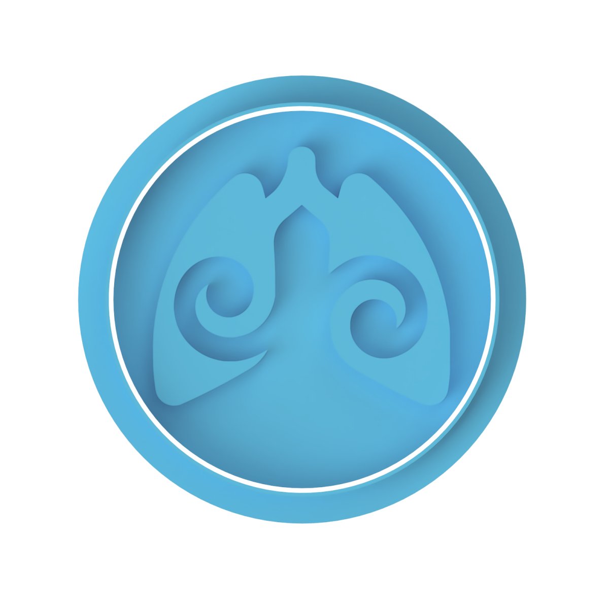 Asthma + Respiratory Lung Stamp only - Chickadee