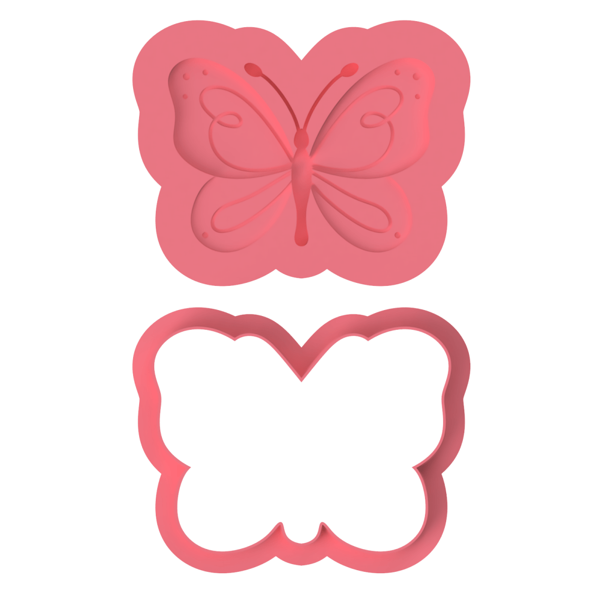 Butterfly V5 (Two - Tone) Cutter and Debosser - Chickadee