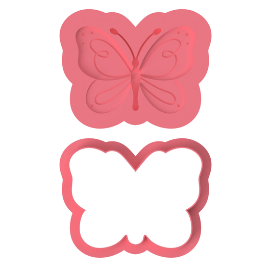 Butterfly V5 (Two - Tone) Cutter and Debosser - Chickadee