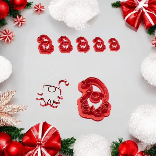 Christmas Gnome Cutter with Imprint - Chickadee