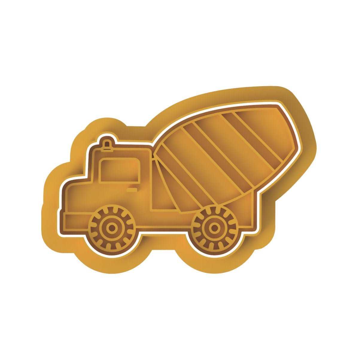 Concrete Truck V2 Cutter and Stamp - Chickadee