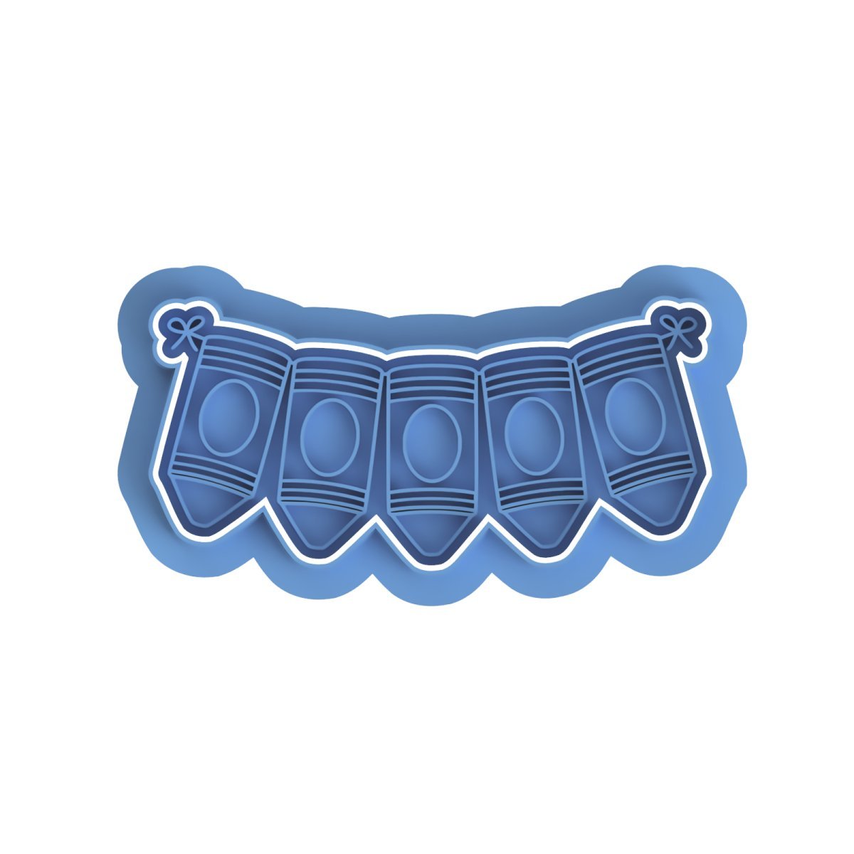 Crayon Banner Cutter & Embosser - Chickadee