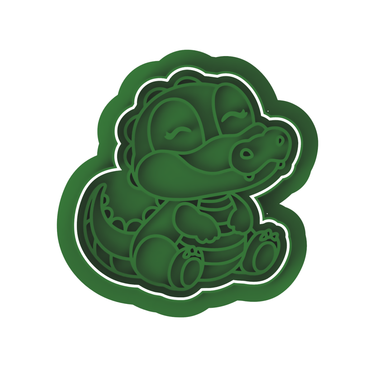 Crocodile V7 Cutter and Stamp - Chickadee