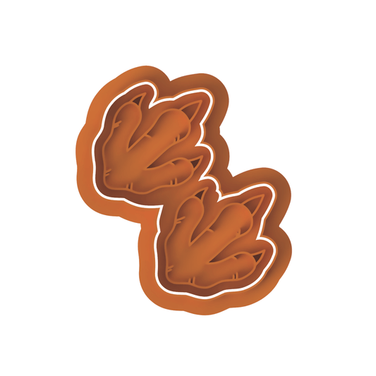 Dinosaur Baby Feet Cutter and stamp - Chickadee