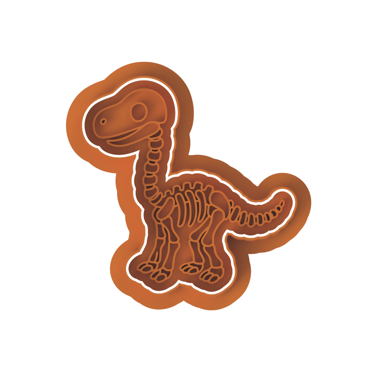 Dinosaur V19 Cutter and stamp - Chickadee