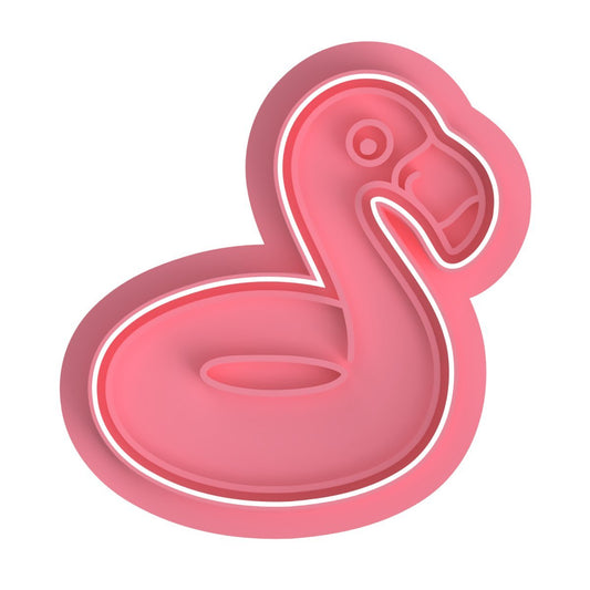 Floaty Cutter and stamp - Chickadee