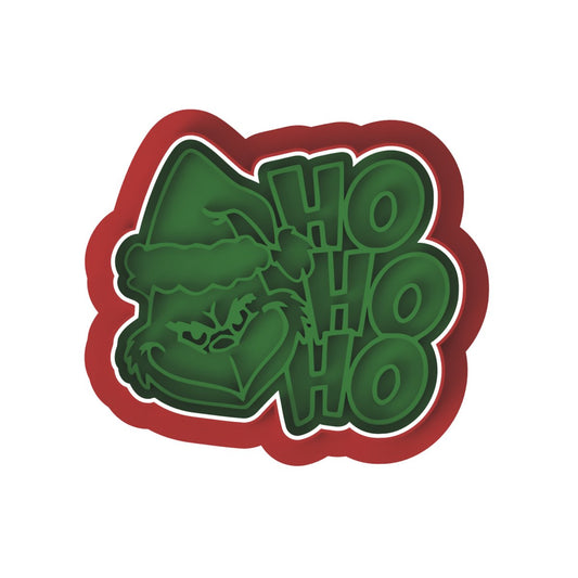 Grinch HoHoHo cutter and stamp