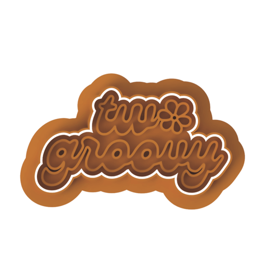 Groovy Two Cutter and stamp - Chickadee