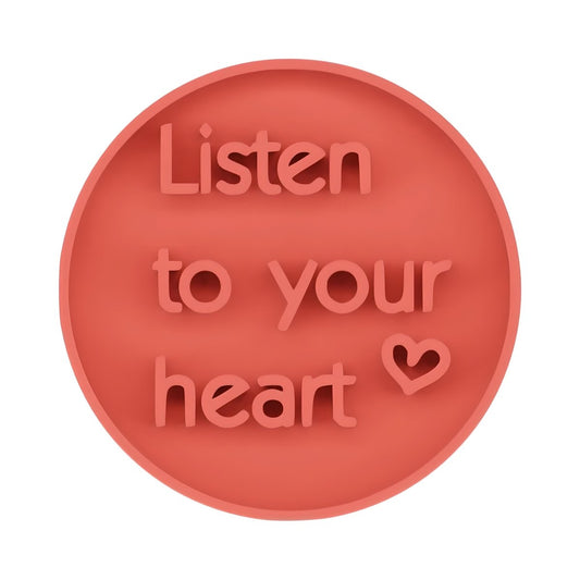 Listen to your heart Stamp Only - Chickadee