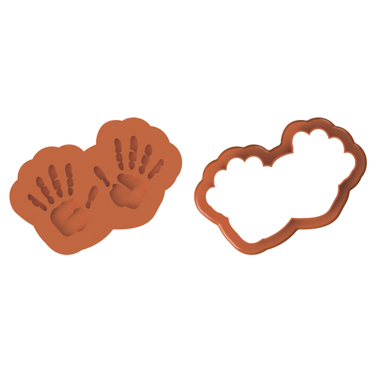 Little Hands (Two - Tone) Cutter and Debosser - Chickadee