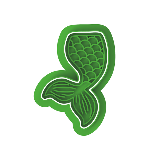 Mermaid Tail V4 Cutter and Stamp - Chickadee