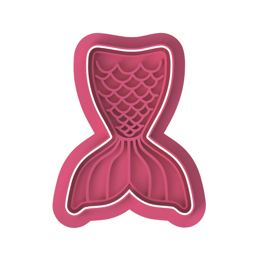 Mermaid Tail V5 Cutter and Stamp - Chickadee