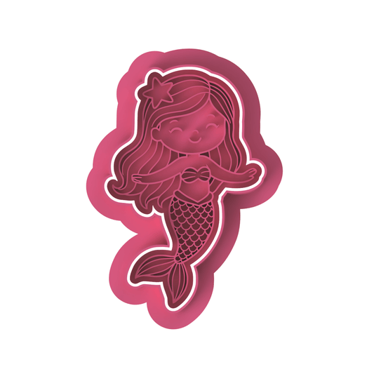 Mermaid V5 Cutter and Stamp - Chickadee