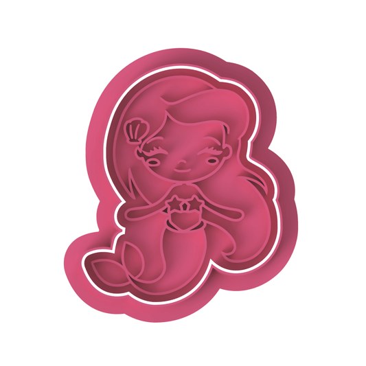 Mermaid V6 Cutter and Stamp - Chickadee