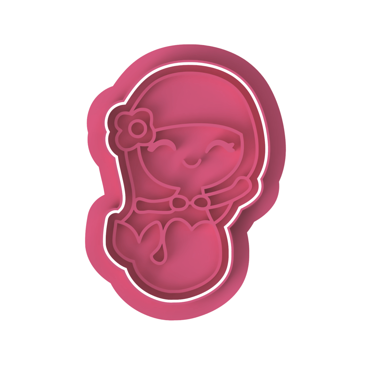 Mermaid V8 Cutter and Stamp - Chickadee