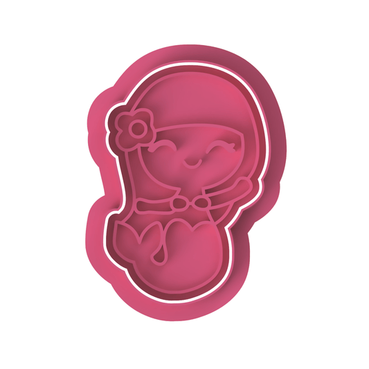 Mermaid V8 Cutter and Stamp - Chickadee