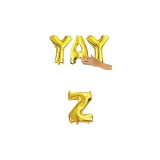 Mini Foil Balloons Gold - Chickadee