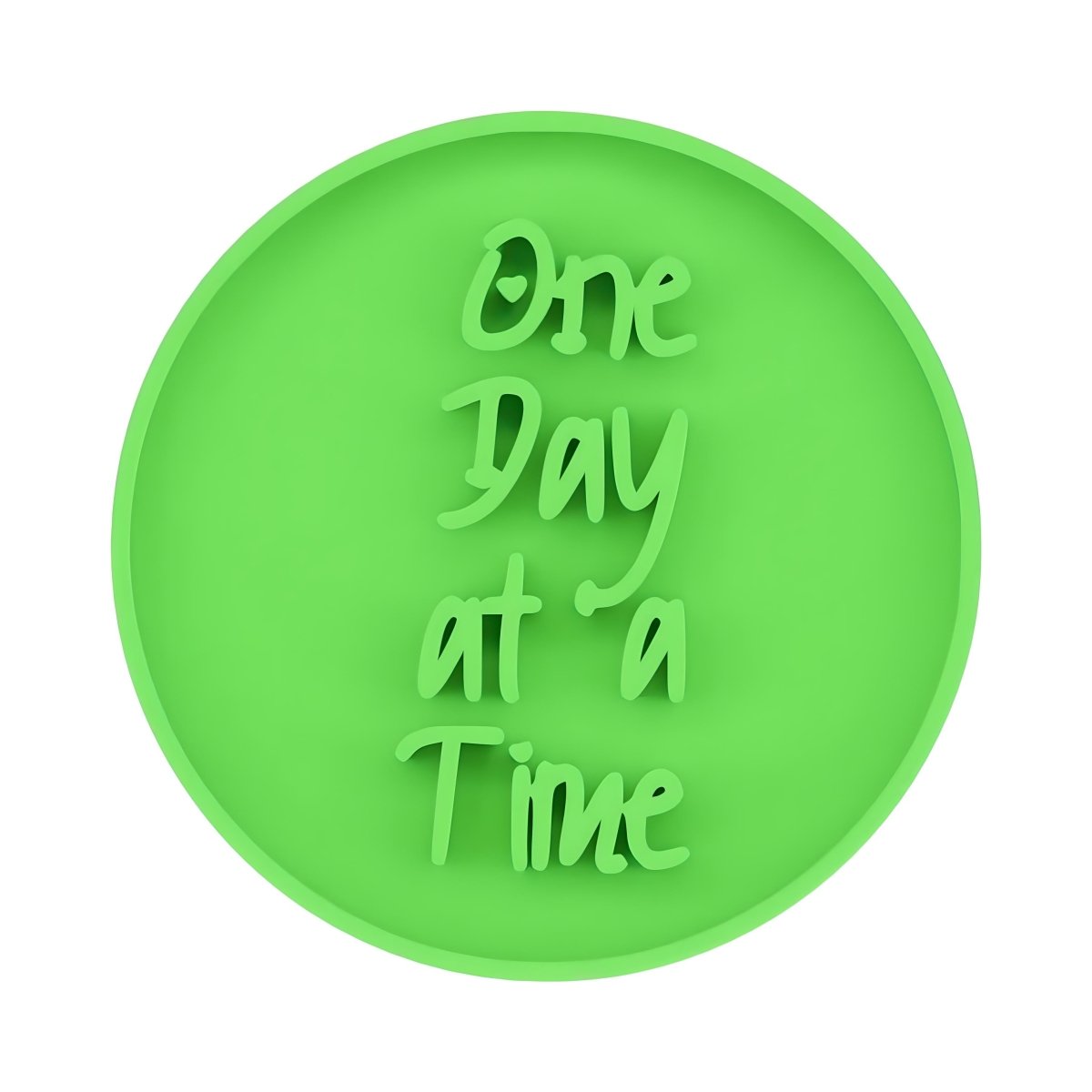 One day at a time Stamp Only - Chickadee