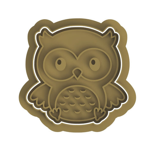 Owl V2 Cutter and Stamp - Chickadee