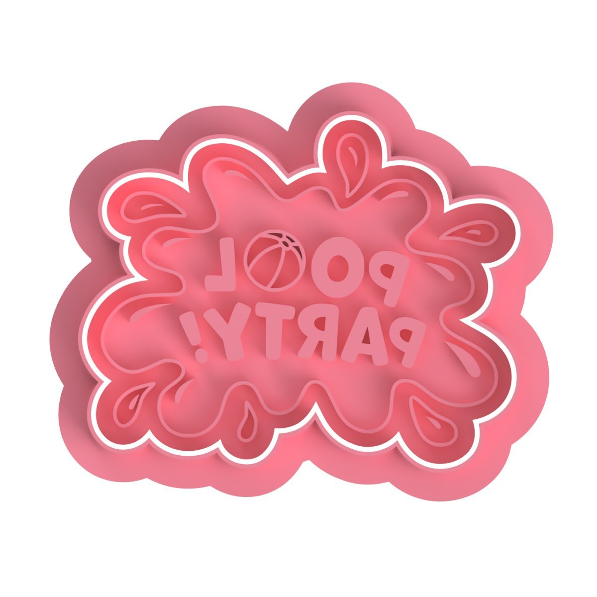 Pool Party Cutter and stamp - Chickadee