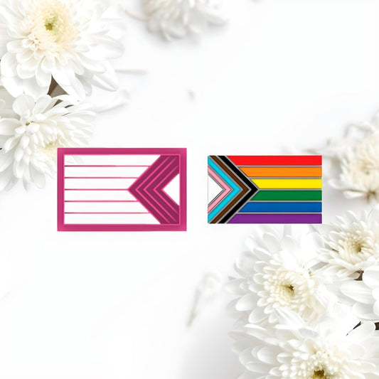 Pride Flag V3 Cutter with Imprint - Chickadee