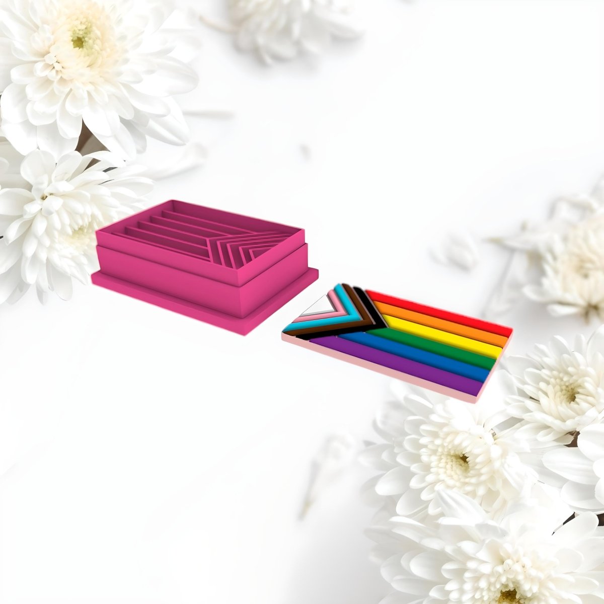Pride Flag V3 Cutter with Imprint - Chickadee