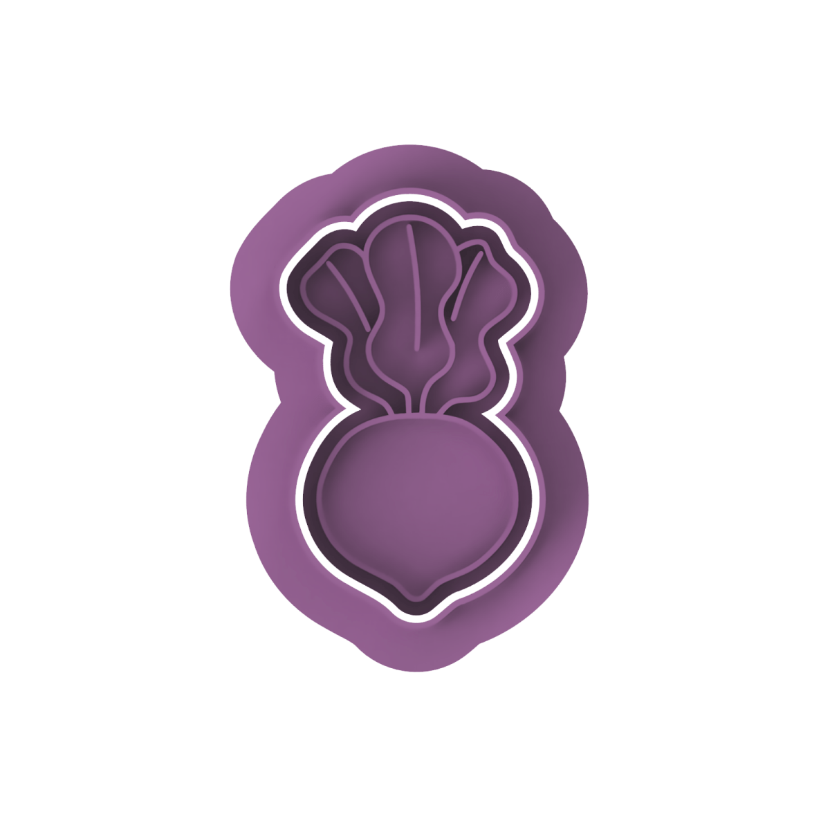 Radish Cutter and stamp - Chickadee