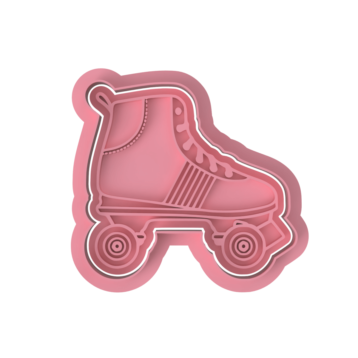 Roller skate V2 cutter with stamp - Chickadee