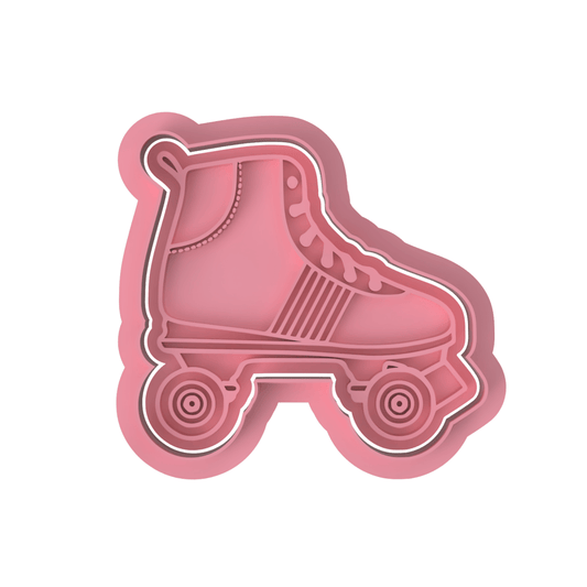 Roller skate V2 cutter with stamp - Chickadee
