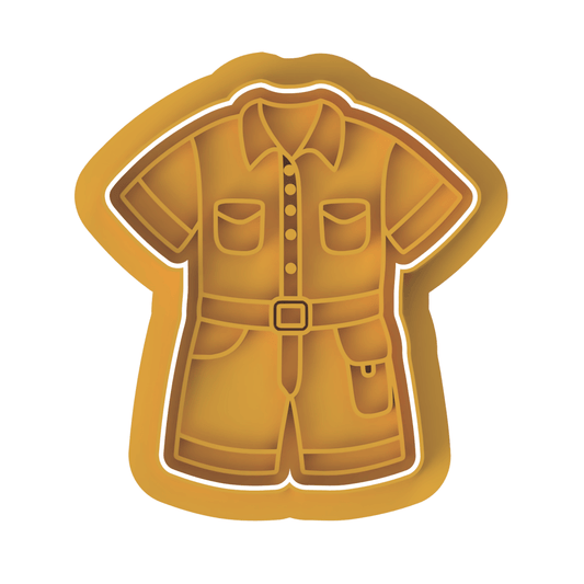 Safari Outfit Cutter and stamp - Chickadee