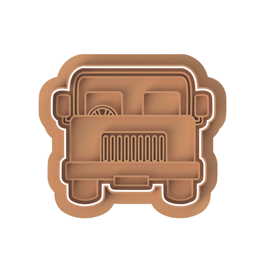 Safari Vehicle V1 Cutter and stamp - Chickadee