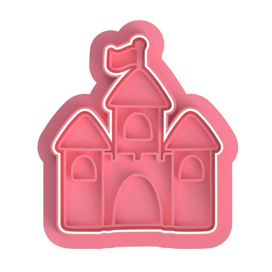 Sand Castle Cutter and stamp - Chickadee