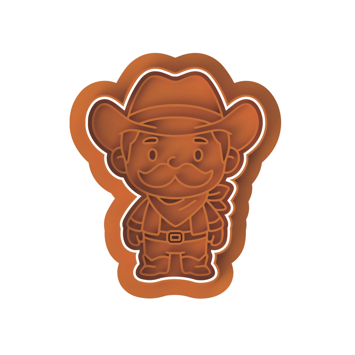 Sheriff Cutter and stamp - Chickadee