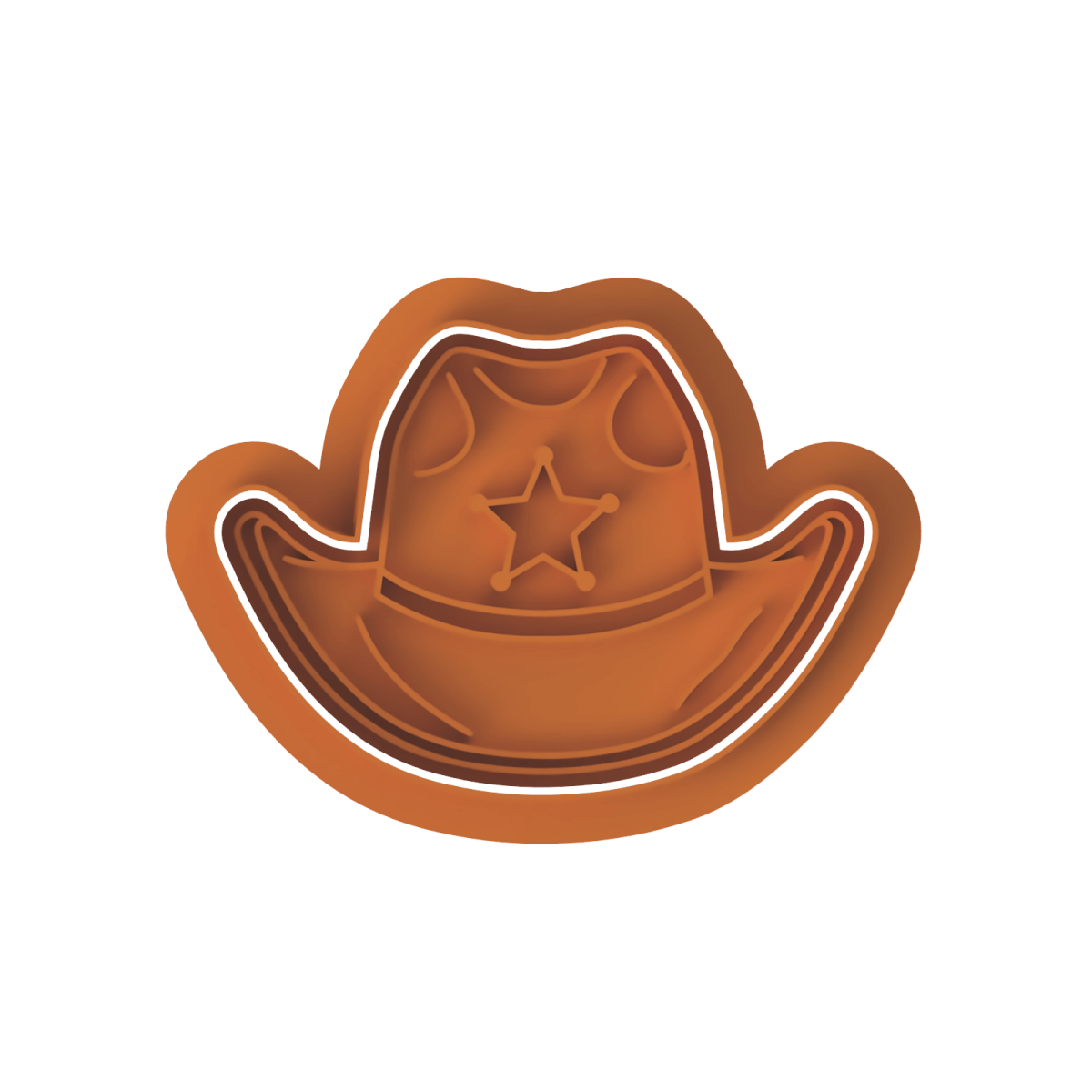 Sheriff Hat V1 Cutter and stamp - Chickadee
