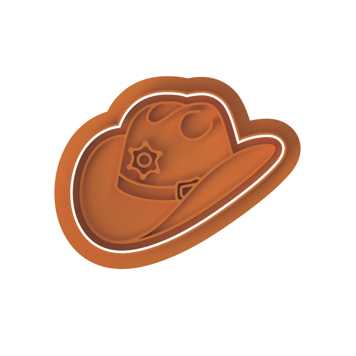 Sheriff Hat V2 Cutter and stamp - Chickadee
