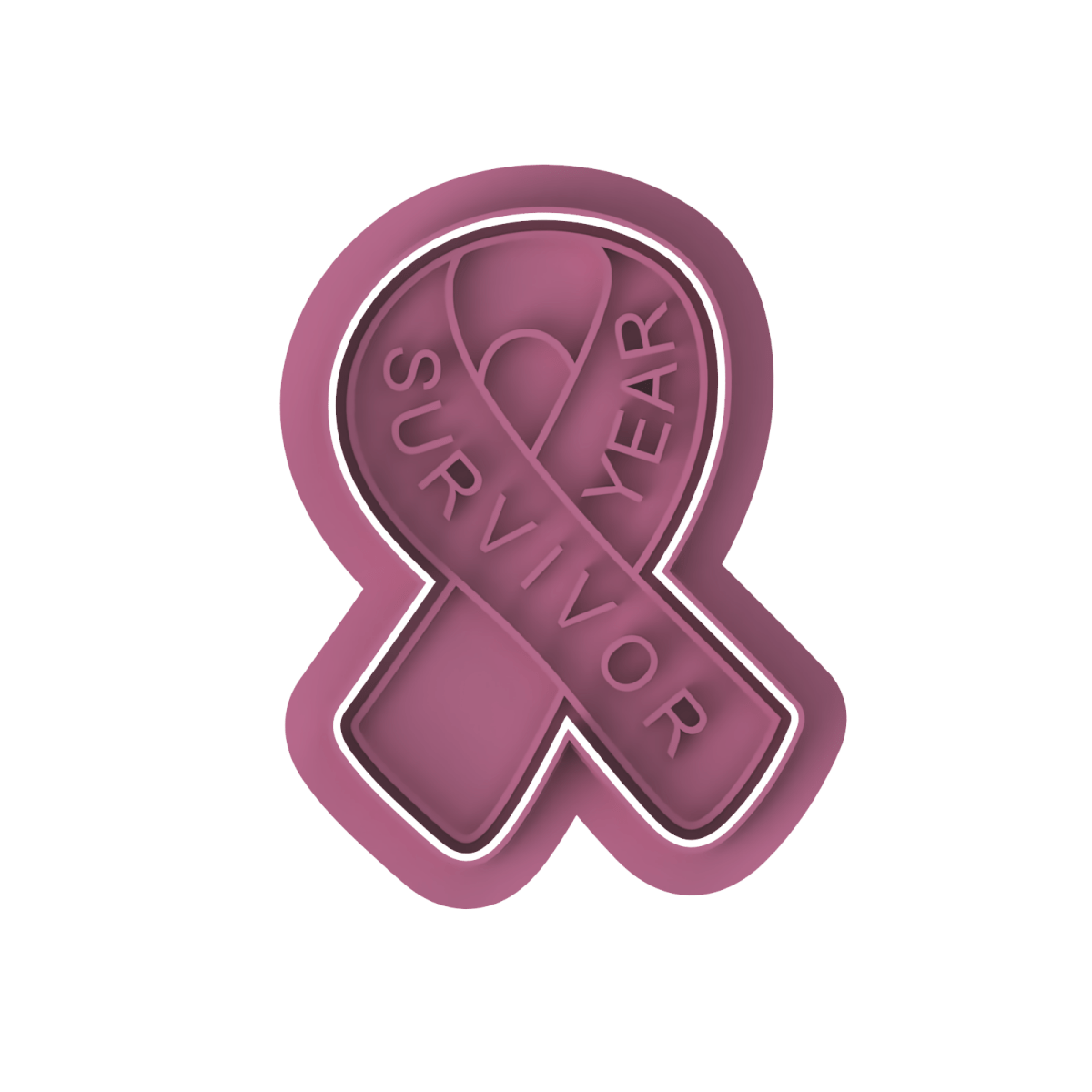 Survivor Ribbon V3 Cutter and stamp - Chickadee