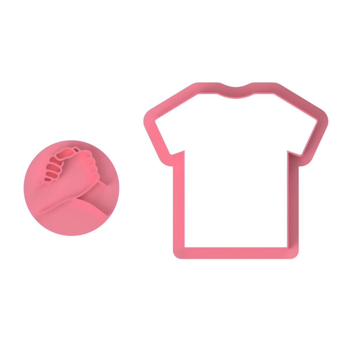 T-Shirt with Two Hands together - Chickadee