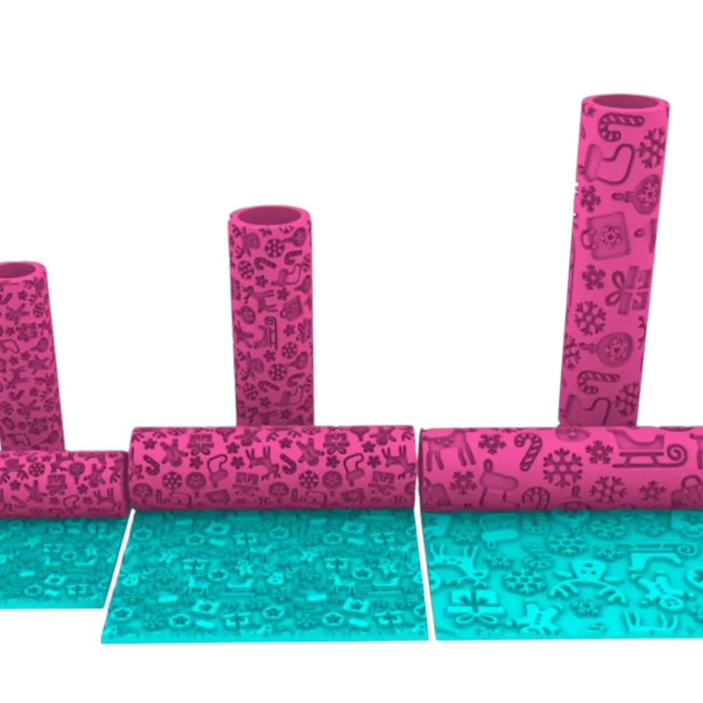 Textured Roller Big - Christmas V1 - Chickadee