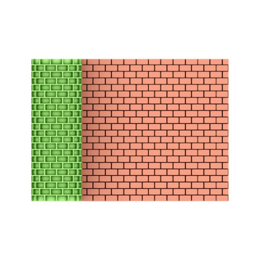 Textured Roller Big - Concrete Brick - Chickadee