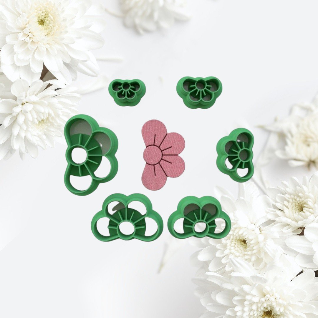 4 Petal Flower Cutter - Chickadee