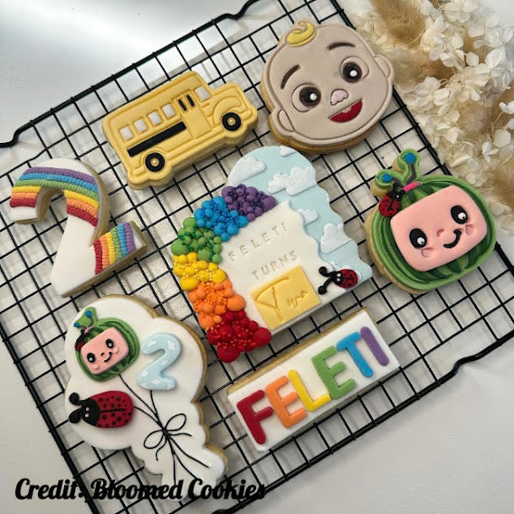 Cocomelon School Bus cutter and stamp