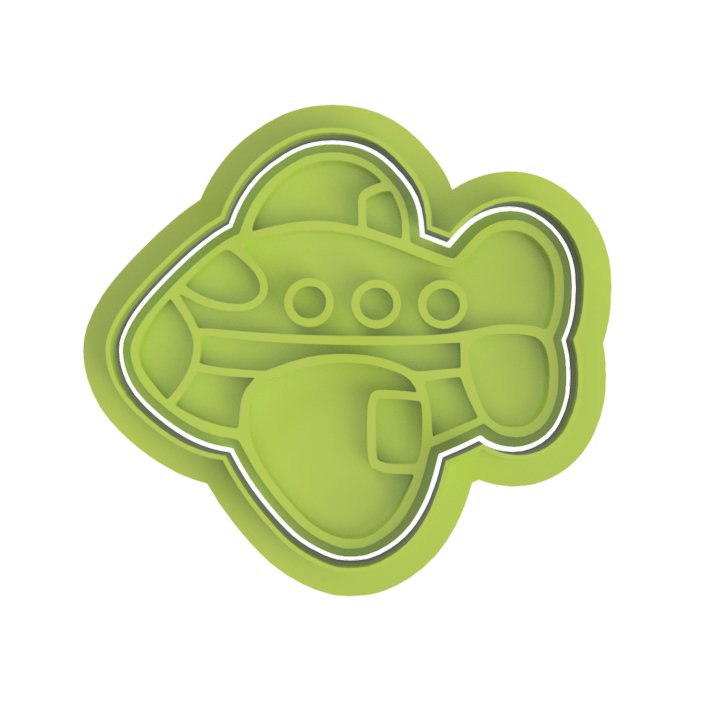 Airplane Cutter and Stamp - Chickadee