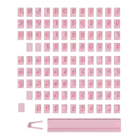 Alphabet Letter Stamps V2 - Chickadee