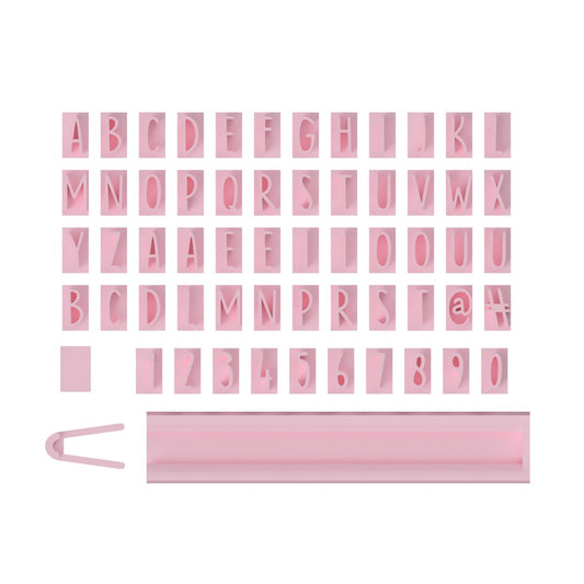 Alphabet Letter Stamps V3 - Chickadee