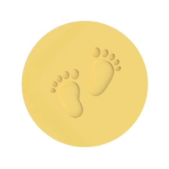 Baby Feet stamp - Chickadee