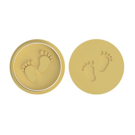 Baby Feet stamp - Chickadee