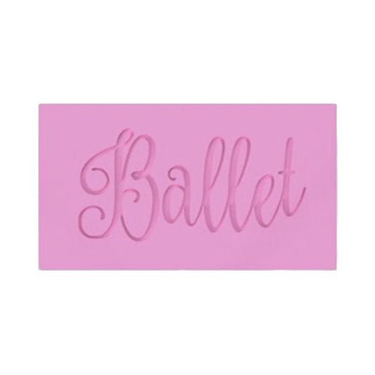 Ballet wording cutter with stamp - Chickadee